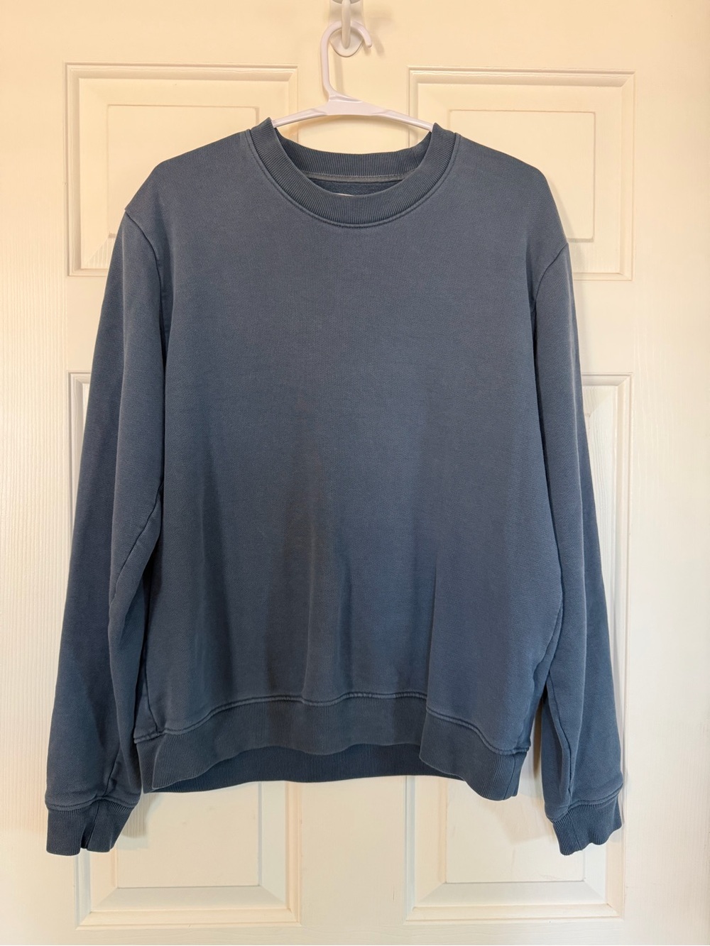 Everlane 100% Cotton Crewneck Sweater - Slate Blue size S